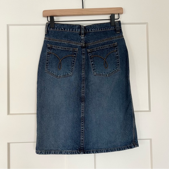 Y2K Jean Midi Skirt - Picture 2 of 3